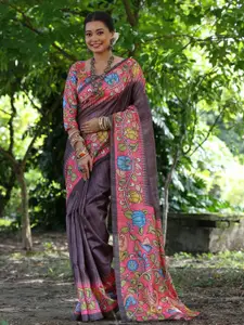 Anouk Ethnic Motifs Zari Tussar Saree
