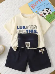 StyleCast x Revolte Boys Printed T-shirt with Shorts