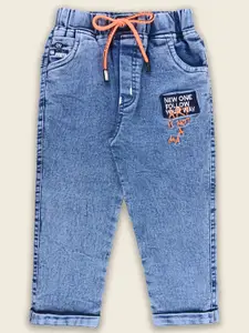 Wish Karo Boys Cotton Denim Elastic Casual Jeans