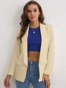 all about you Shawl Collar Front Open Blazer