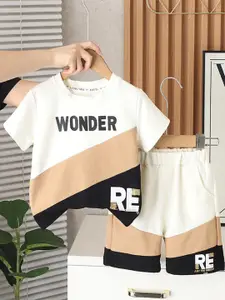 StyleCast x Revolte Boys Printed T-shirt with Shorts