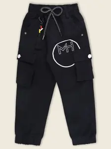 Wish Karo Boys Printed Stretchable Cargo Style Jeans