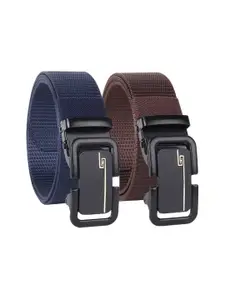 Provogue Men Pack Of 2 Textured Belt