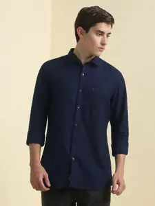 Allen Solly  Spread Collar Cotton Casual Shirt