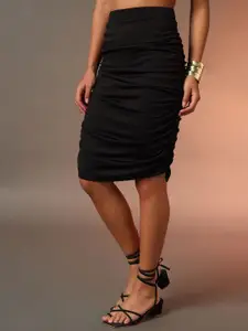 BAESD Fitted Pencil Knee Length Skirts