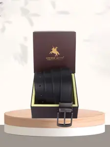 LONDON ALLEY Men Leather Reversible Formal Belt
