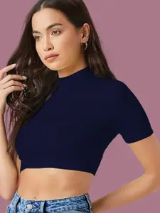 Dream Beauty Fashion Women Solid Crop Top