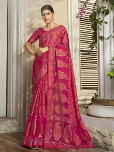 elora Ethnic Motifs Woven Design Banarasi Saree