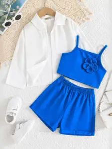 INCLUD Girls Shirt With Shorts