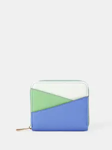Accessorize Women Colourblock Zip-Around Purse