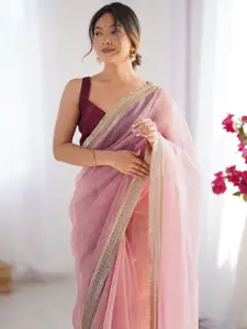 Saree mall Women Net  Embellished Party Wear Saree