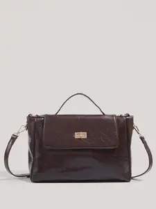 CORSICA Textured Oversized Swagger Satchel