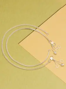 LeCalla 925 Sterling Silver-Plated Anklet
