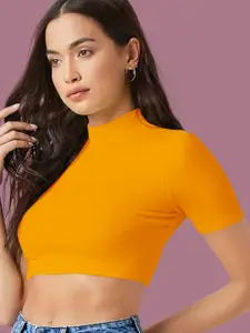Dream Beauty Fashion Women solid Crop Top
