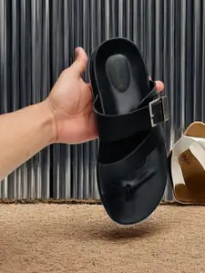 FABBMATE Men Ethnic PU Comfort Sandals