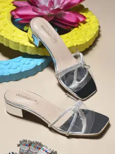 DressBerry Women Embellished Block Heel Sandals