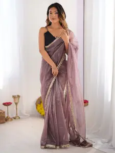 Saree mall Women Net  Embellished Party Wear Saree