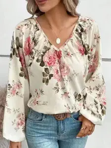 all about you Floral Print Top