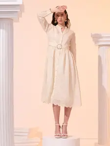 Vero Moda Fit & Flare Midi Dress