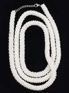 ODETTE Pearls Beaded Layered Necklace