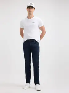Pepe Jeans Men Slim Fit Low-Rise No Fade Stretchable Jeans