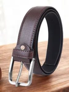The Roadster Lifestyle Co Men Textured Formal Belts