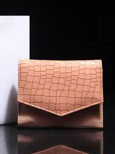 TnW Women Checked Three Fold Wallet