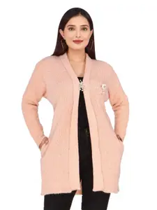 WOOL 4U Textured Tie-Up Shrug