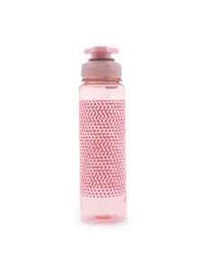 HOOM Pink & Red Single Tritan Printed Water Bottle