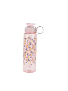 HOOM Peach-Coloured & Blue Single Tritan Printed Water Bottle