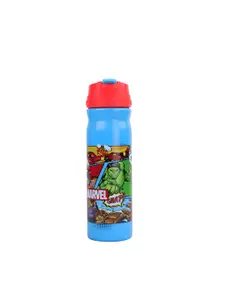 Marvel Blue & Red Single Stainless Steel Printed Single Wall Vacuum Water Bottle