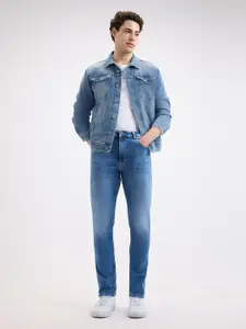 Pepe Jeans Men Slim Fit Light Fade Stretchable Jeans