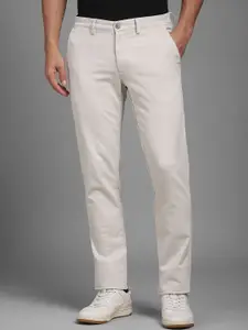 Louis Philippe Sport Men Slim Fit Mid-Rise Cotton Trousers