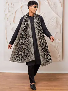 VASTRAMAY Men Regular Kurta with Pyjamas & With Dupatta