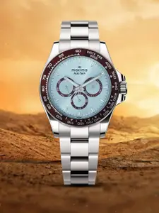 maxima Men Brass Dial & Stainless Steel Bracelet Style Straps Analogue Multi Function Watch 70752CMGI