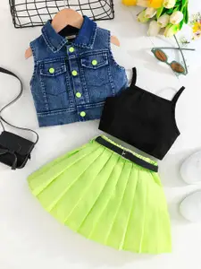 INCLUD Girls Coat with Skirt