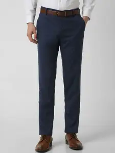 Peter England Men Slim Fit Formal Trousers