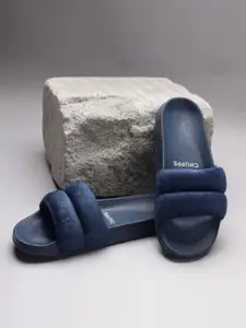 CHUPPS Women Puff Blue Casual Slider