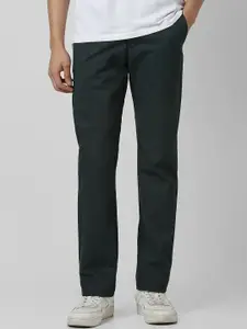 Van Heusen Sport Men Checked Regular Fit Cotton Trouser