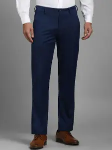 Louis Philippe Men Striped Slim Fit Trousers
