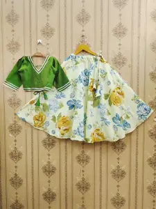 BAESD Girls Embellished Ready to Wear Lehenga &