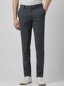Van Heusen Sport Men Textured Slim Fit Trouser