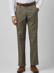 Van Heusen Slim Fit Pleated Formal Trousers