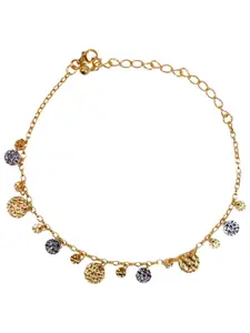 Taraash 925 Sterling Silver Charm Anklet