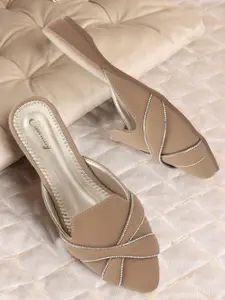 CHINRAAG Women Mules with Bows Flats