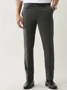 Arrow Men Slim Fit Mid-Rise Trousers