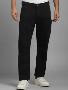 Louis Philippe Jeans Men Regular Fit Mid Rise Cotton Trousers
