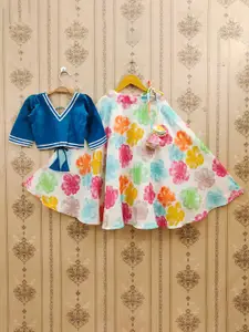 BAESD Girls Embellished Ready to Wear Lehenga &