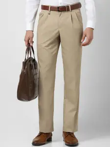 Van Heusen Men Pleated Trousers