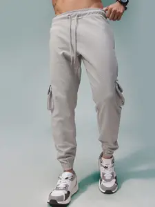 MADSTO Men Mid-Rise Cargo Joggers